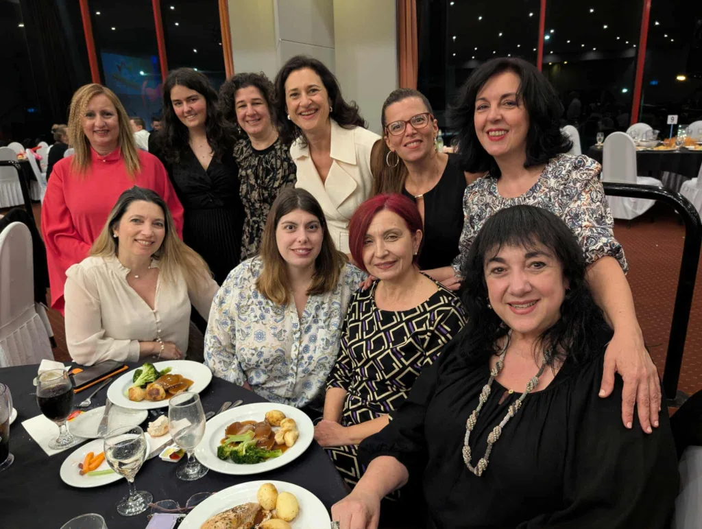 Greek Community Schools teachers with Moira Triantafyllou a former Community teacher herself