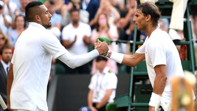 Nick Kyrgios is snubbed by Rafael Nadal as future tennis great