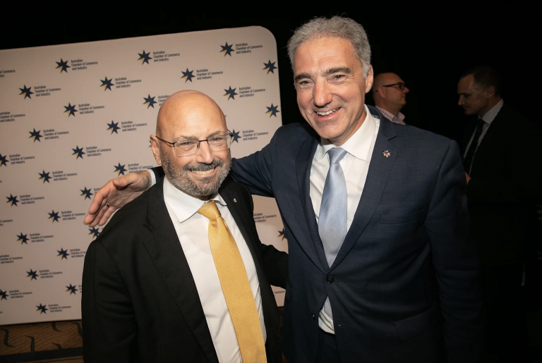 Australian Chamber of Commerce & Industry hosts celebratory dinner for the Hon Arthur Sinodinos