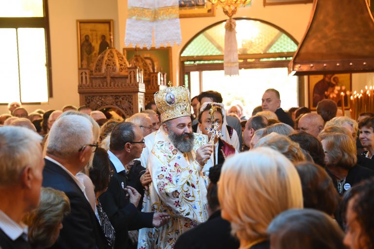 Archbishop Makarios welcomes ‘St Spyridon Clayton’ into Archdiocese