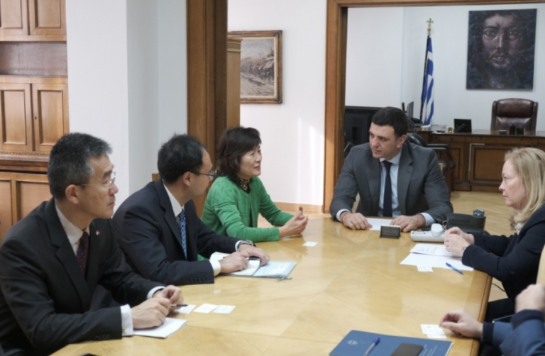 Ambassador of China to Greece works with Health Minister cease coronavirus spread to Greece