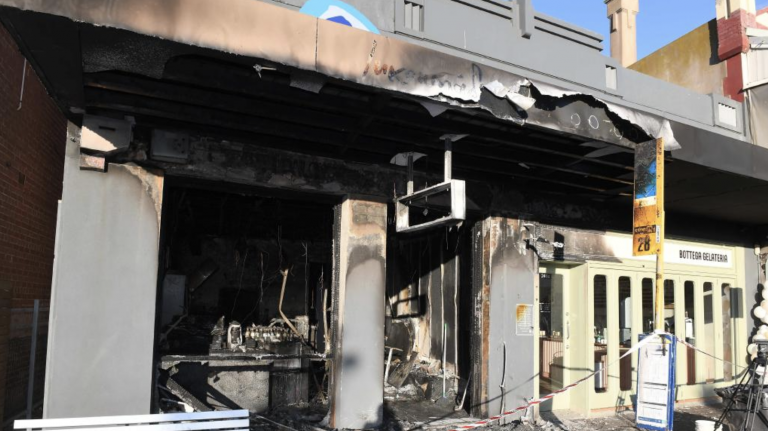 South Australia Greek Loukoumades shop destroyed by fire in suspected arson attack