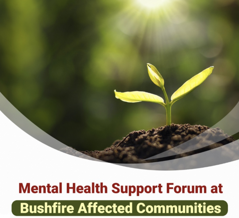 Prof. Peter Barlis to speak at Bushfire Support Forum for Mental Health Foundation Australia