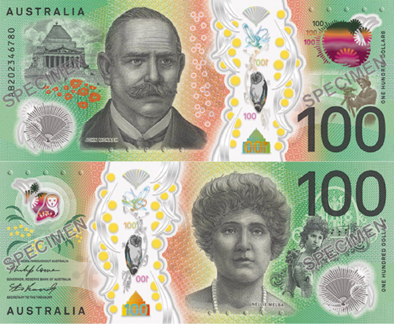 New 100 dollar Australian banknote design revealed