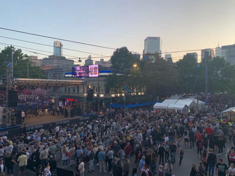 Antipodes festival a huge success as over 100,000 people descended onto Lonsdale Street