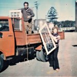 1 Humble beginnings with Evangelos and Konstantina unloading a truck at Dania Timber