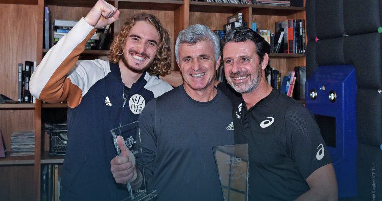 Greek tennis superstars Tsitsipas and Mouratoglou launch auction platform for players outside top 100