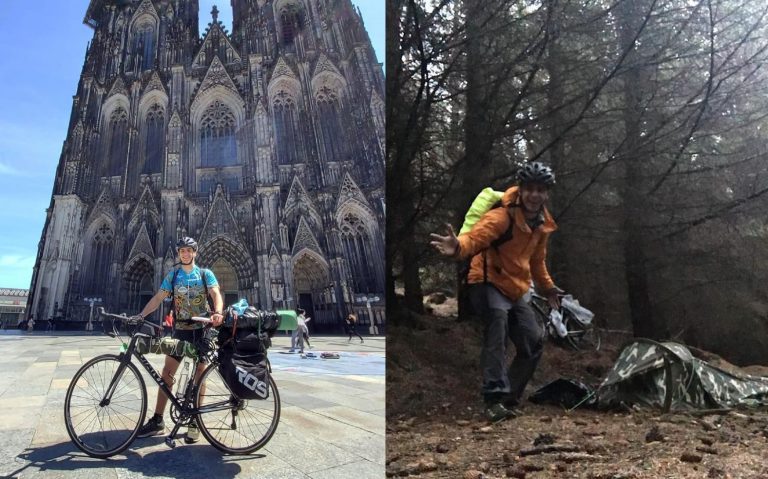 Greek student documents 48-day bike trip from Scotland to Greece to visit his family mid-pandemic