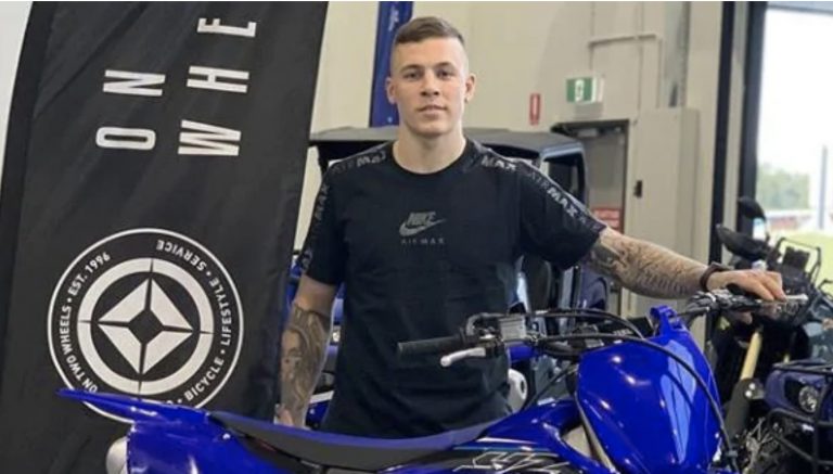 Dirt bike rider shocked after being charged over burnout in front of police in Sutherland