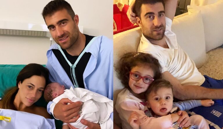 Sokratis Papastathopoulos welcomes third child into the world