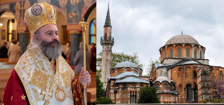 Archbishop Makarios responds to Turkish decree to convert Chora Monastery into a mosque