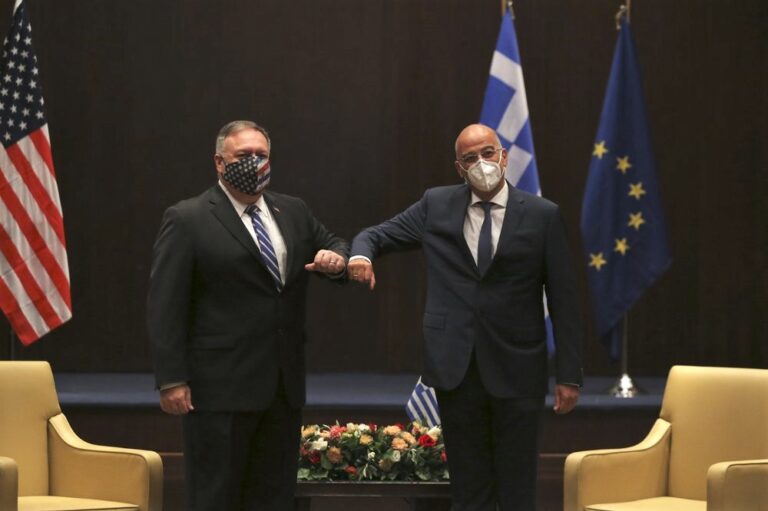 Pompeo pledges US support to ease Greece-Turkey dispute