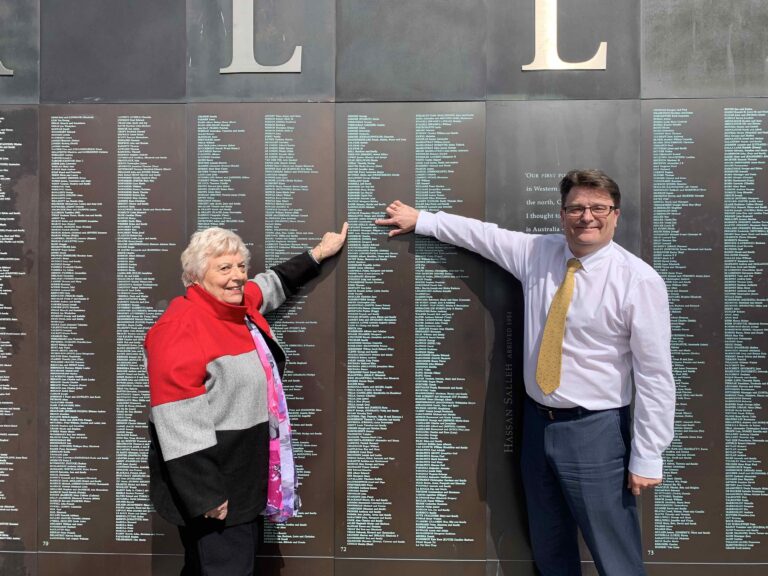 The ‘Welcome Wall’: A national monument to over 30,000 migrants who moulded Australia