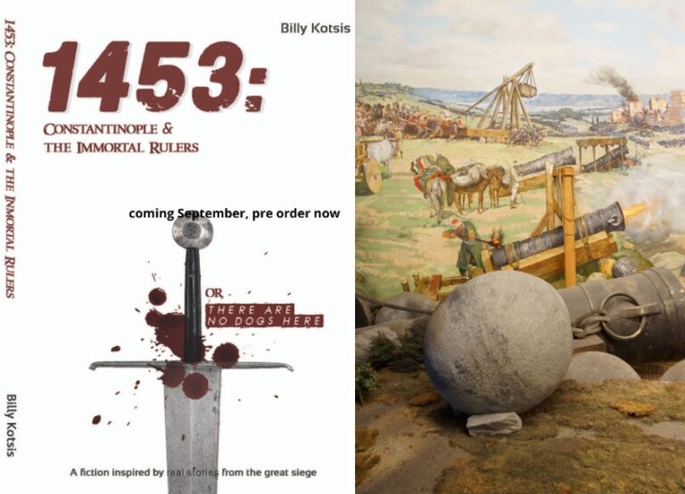 Billy Cotsis presents a new book set in 1453 Constantinople