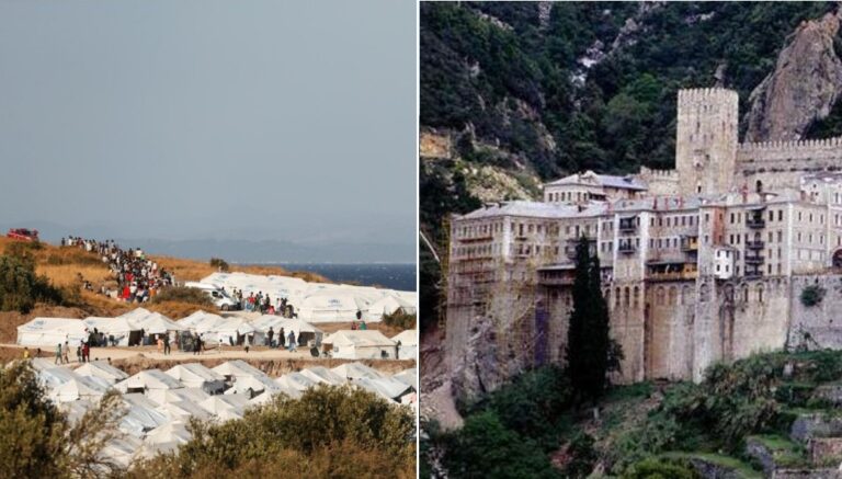 243 refugees in Lesvos test positive for COVID-19, while Mt Athos monastery quarantined