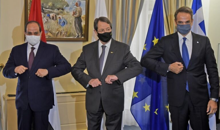 Greece, Cyprus and Egypt call on Turkey to stop “imperial fantasies” and join them