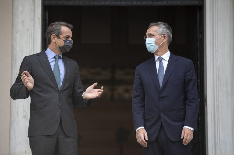 Greek Prime Minister meets with NATO chief over tension with Turkey