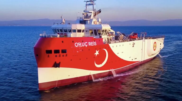 Greece says no talks with Turkey as long as survey ship in area