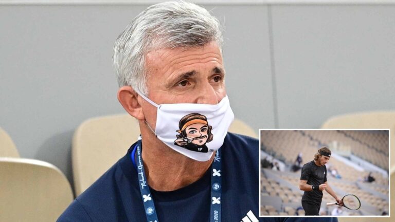 Apostolos shows off ‘Tsitsi-mask’ as Stefanos crushes Pablo Cuevas