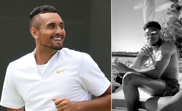 ‘You’re nuts but I love you’: Giannis Antetokounmpo spreads tennis love to Nick Kyrgios