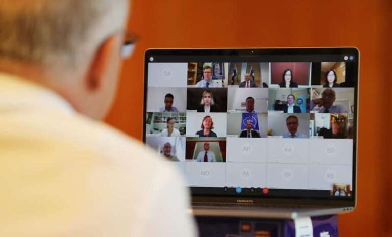 Greek Community leaders participate in virtual meeting with PM Scott Morrison