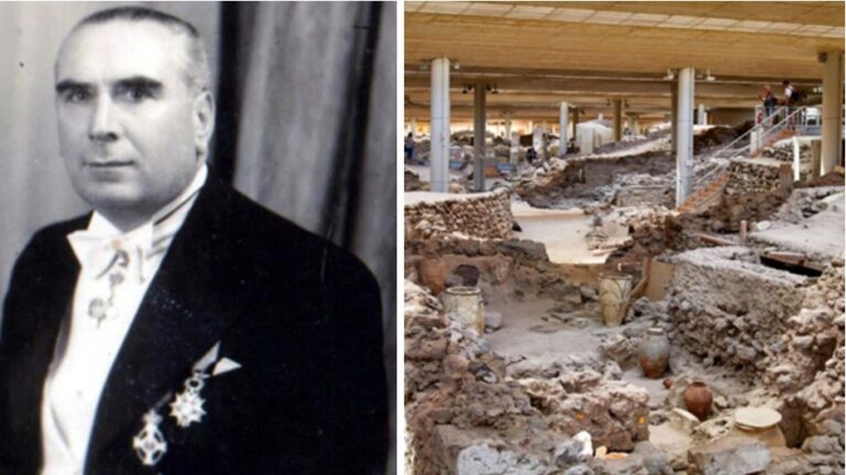 October 1, 1974: Archaeologist who discovered Akrotiri, Spyridon Marinatos, died