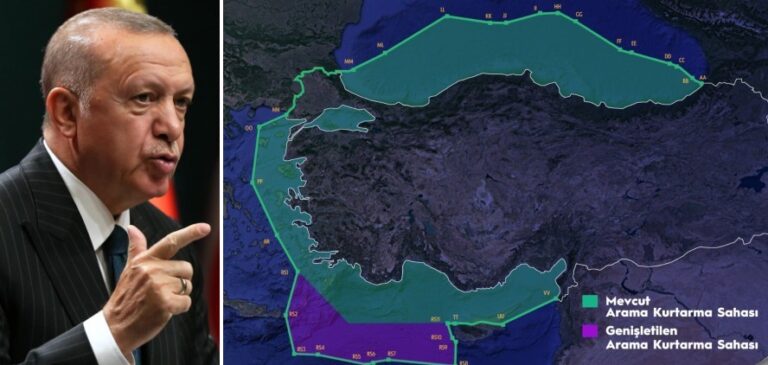 Turkey claims jurisdiction over half of the Aegean in new provocation