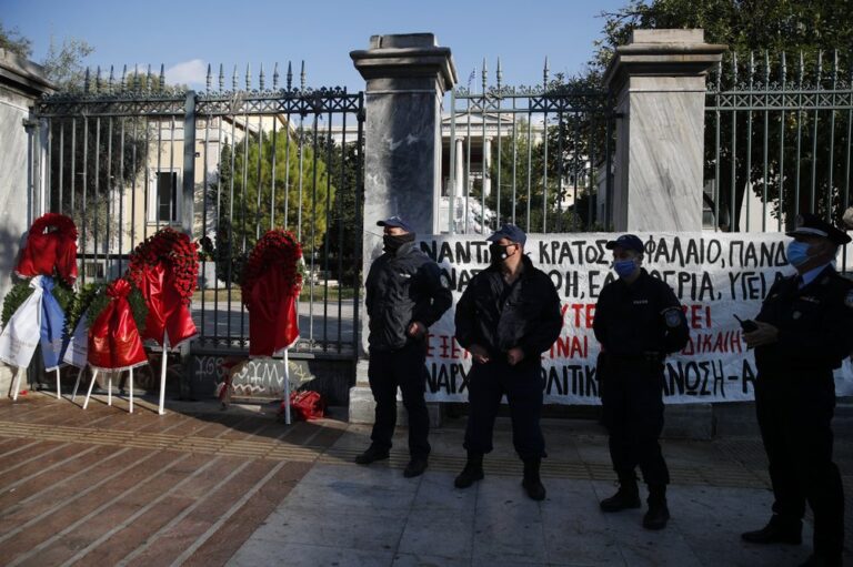 Greek PM appeals for restraint during uprising anniversary