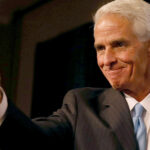 Former Florida Gov. And Gubernatorial Candidate Charlie Crist Attends Election Night Rally