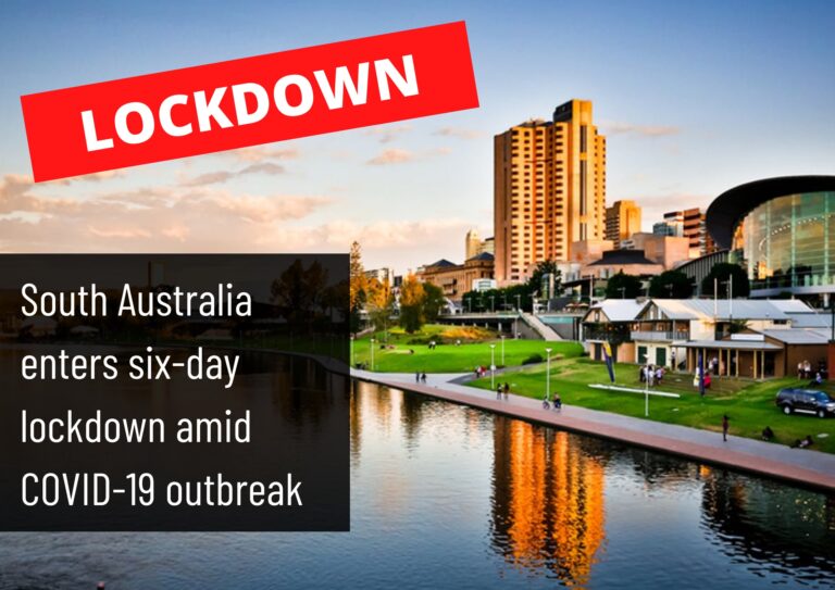 South Australia goes into six-day COVID-19 lockdown