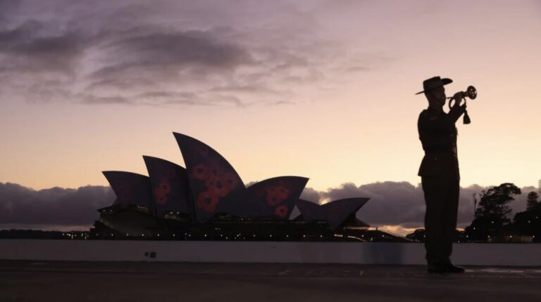 ‘We will remember them’: Australians pay respect to the fallen on Remembrance Day