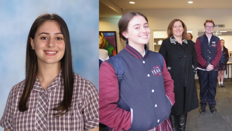 Greek Australian school captain celebrates VCE results