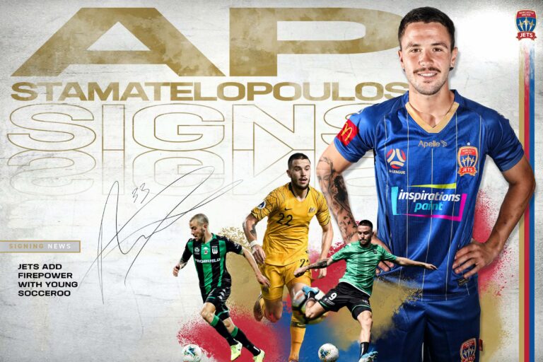21-year-old striker Apostolos Stamatelopoulos joins Newcastle Jets