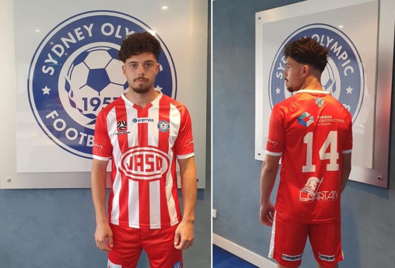 Sydney Olympic FC celebrate Xanthi FC pathway with new alternate jersey design