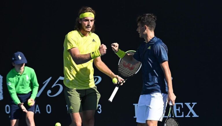 Tsitsipas brothers suffer disappointing defeat to US pair in Australian Open doubles