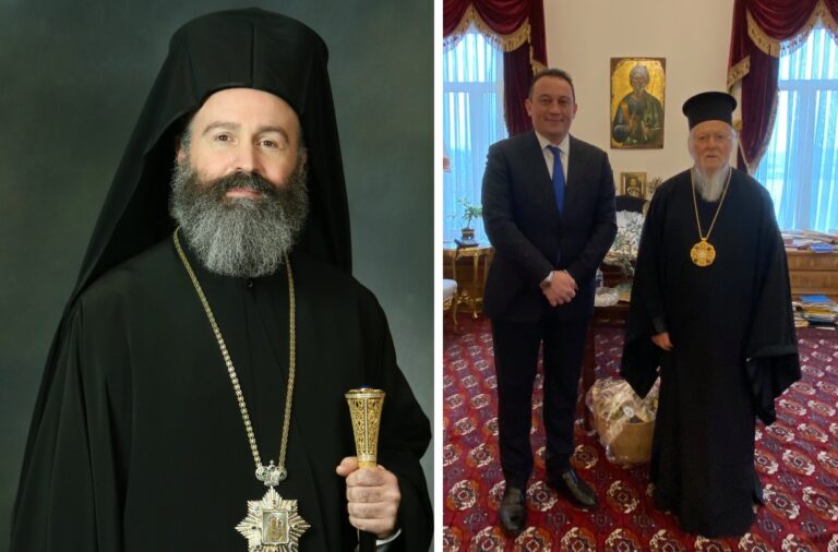 Greece’s Deputy FM meets with Archbishop Makarios of Australia and Ecumenical Patriarch