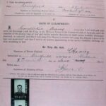 PHOTO-6-–-Aroneys-enlistment-document.-Photo-National-Archives-of-Australia.