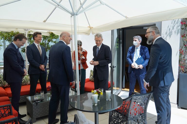 Arthur Spyrou meets with Nikos Dendias and other Five Eyes Ambassadors