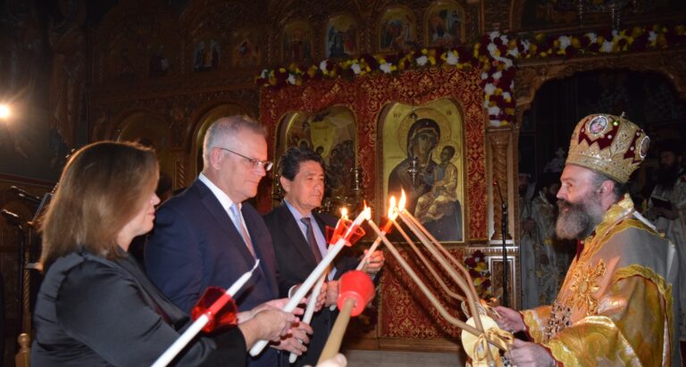 Scott Morrison joins Greek Orthodox community in celebrating Easter