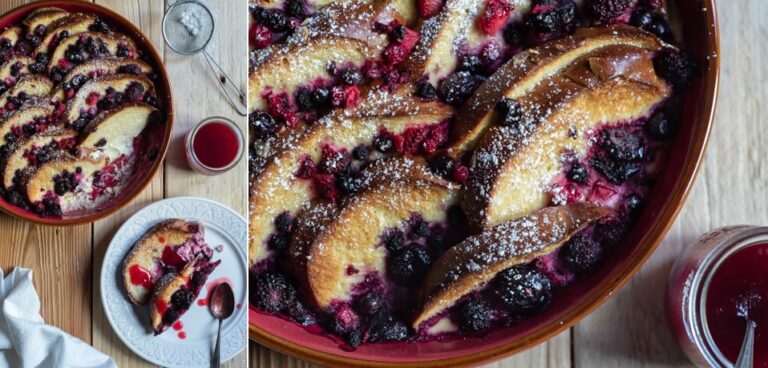 Lovely Leftovers: Lemon berry tsoureki pudding recipe