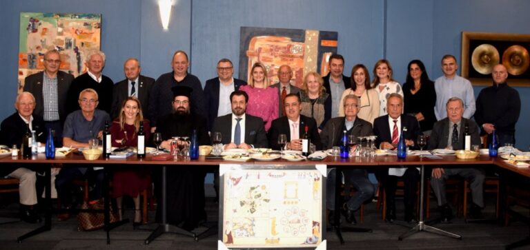 Victoria’s Greek National Day Committee holds honorary dinner for new Consul General