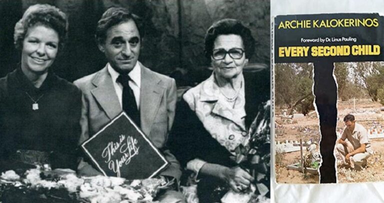 Book by Greek-Australian doctor in 1970s re-emerges as core text for ‘anti-vax’ movement