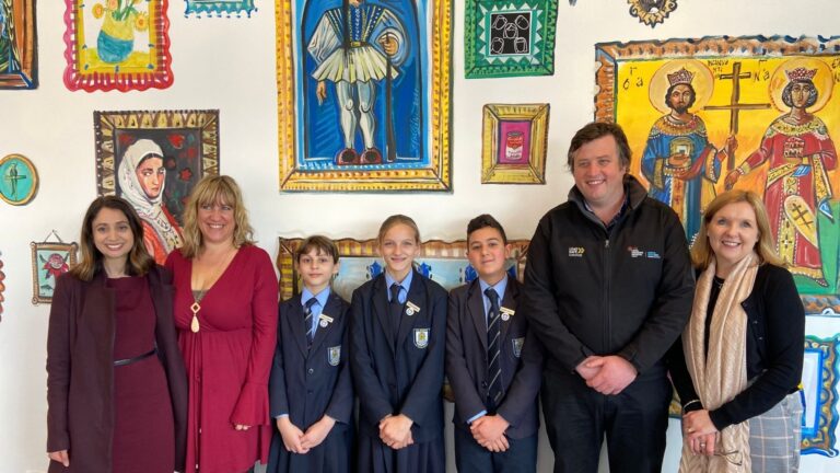 A new splash of colour at St John’s College in Preston