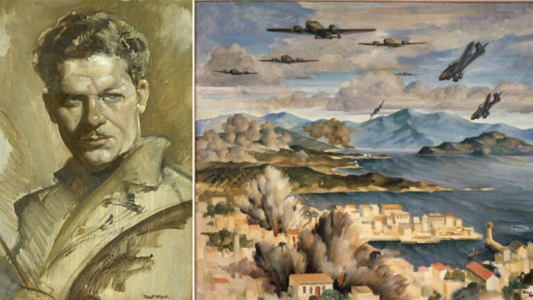 The Battle of Crete told through the brushstrokes of New Zealand’s war painter, Peter McIntyre