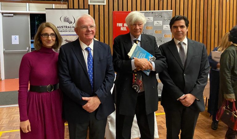Geoffrey Robertson QC holds Australian launch for book on the return for the Parthenon Marbles