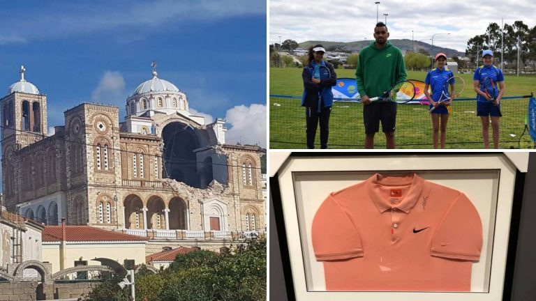 Kyrgios family supports Samian Association’s earthquake relief fundraiser