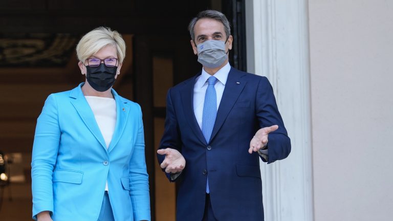 Greece and Lithuania leaders meet to discuss illegal immigration