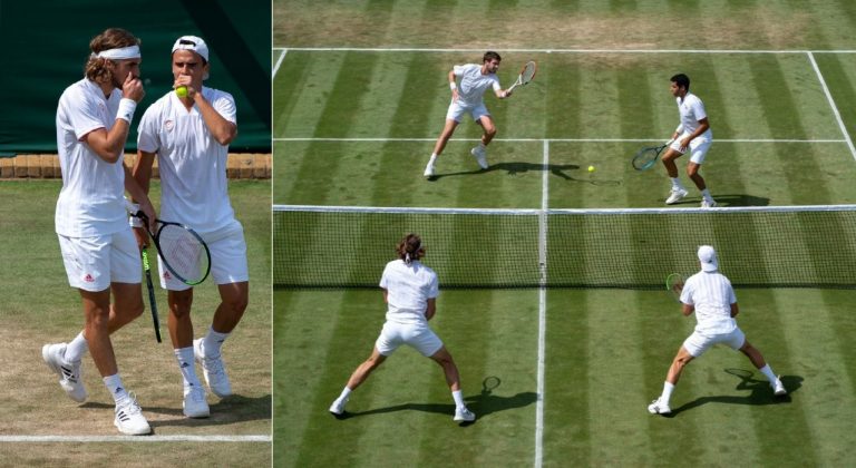 Tsitsipas brothers fail to make an impact at Wimbledon