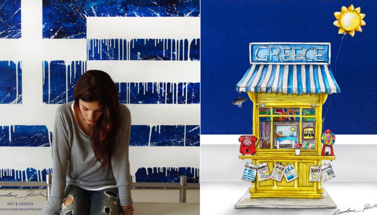 Deep emotion behind each one of Caroline Rovithi’s Greek-inspired artworks