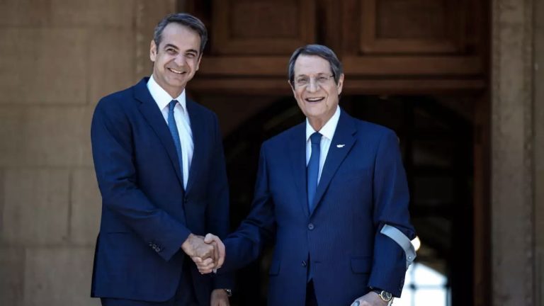 Greece PM Mitsotakis meets Cyprus President Anastasiades to discuss Varosha